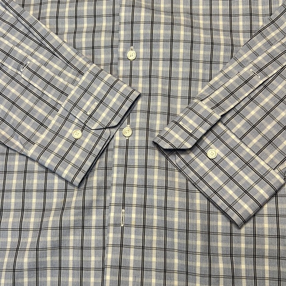 Calibrate Dress Button Down Shirt Size 17 Trim Fit - Picture 2 of 7